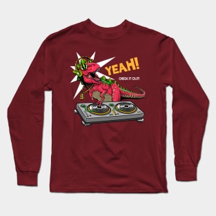 dj t rex party time Long Sleeve T-Shirt